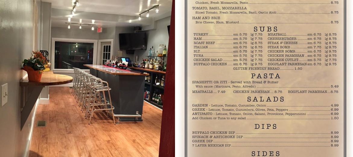 Red's NY Pizza & Bar Menu